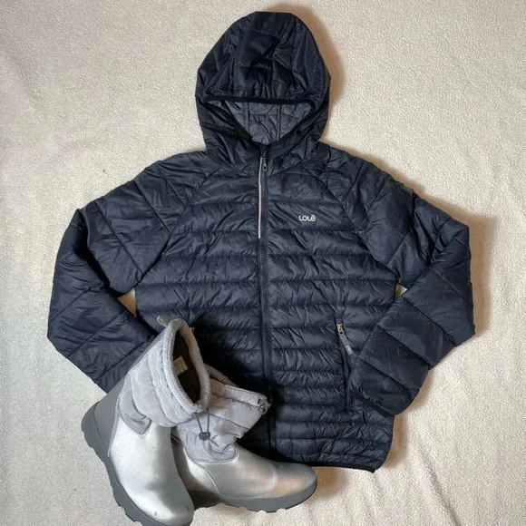 Lole Navy Blue Lightweight Packable Mini  Puffer Coat - Picture 8 of 14